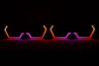 Clignotant Gen 2 Iconic Angel Eyes Chasing Color RGB LED DRL Angel Light Nouveau pour kit de rétrofit