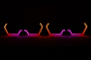 Luces LED RGB de Señal de Giro Gen 2 Iconic Angel Eyes con Efecto de Persecución de Color, Nuevas para Kit de Retrofit - Product Image 2