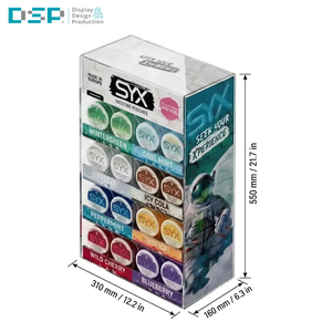 DSP Vietnam Factory Countertop Retail Sale Acrylic Multi-tiered LED Snus Pouches <b>Display</b> Lighting Snus Nicotin Pouches <b>Display</b> - Product Image 5