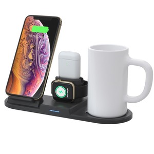 ¡Novedad de <span class=keywords><strong>2020</strong></span>! taza termostática inteligente multifunción 15W 4 en 1 con cargador inalámbrico qi para iPhone 11 PRO MAX - Product Image 1