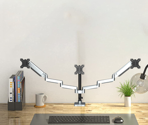 Nhà Máy bán hàng trực tiếp đầy đủ khí nhôm mùa xuân AG7P-63 cánh tay máy tính với cực 13 "-35" LCD <span class=keywords><strong>Monitor</strong></span> Triple <span class=keywords><strong>Monitor</strong></span> đứng núi - Product Image 3