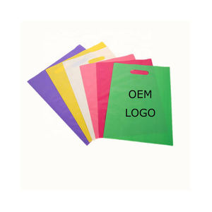 Sac à provisions en plastique réutilisable imprimé personnalisé de haute qualité au détail bon marché avec logo personnalisé - Product Image 1