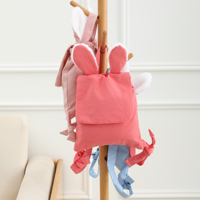 Sac à dos en tissu crêpe imperméable de couleur unie, style nouveau, petite taille, à rabat, pour enfants, grande capacité, vente chaude en usine