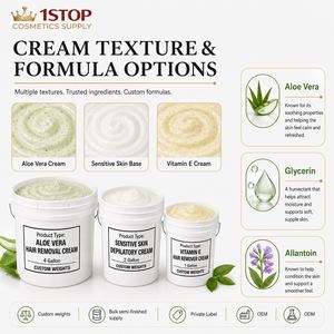 Crème dépilatoire permanente indolore pour hommes et femmes, pour tout le corps, avec ingrédients chimiques, marque blanche - Product Image 3