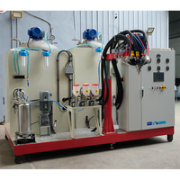 Machine de moulage d'élastomère polyuréthane à trois composants certifiée CE, machine de remplissage de gaz pour amortisseurs, vente chaude en Chine, fournie directement par l'usine