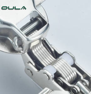 Mecanismo silencioso de bisagra de cierre suave hidráulico de hierro ajustable 2D profesional para herrajes para puertas de armarios - Product Image 3