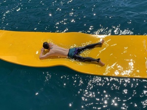 2023 Wholesale Factory <strong>Supplier</strong> Custom High Quality <strong>XPE</strong> <strong>Foam</strong> Swimming <strong>Water</strong> <strong>Floating</strong> <strong>Mat</strong> <strong>Floating</strong> <strong>Water</strong> Carpet - Product Image 2