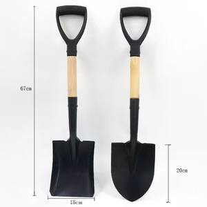 Diy Spade <b>Shovel</b> With Hardwood <b>Handle</b> Straight For Outdoor Digging Garden Use - Product Image 3