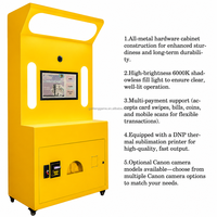 Machine Photo Portable Personnalisable avec Imprimante Bluetooth Intégrée pour Événements, Fêtes, Centres Commerciaux – Service Self-Service Tactile