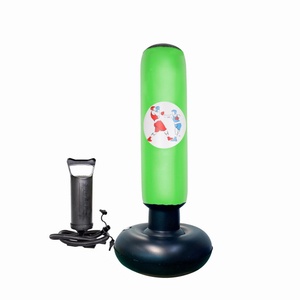 Saco de Boxeo Independiente con Diseño de PVC Personalizado, Nuevo Saco de Boxeo Inflable de Fábrica con Bomba Manual y Relleno de Agua - Product Image 4