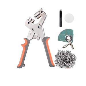 Lightweight Portable Handheld Manual Hand Press 10mm <strong>Eyelet</strong> Grommet Rivet Plier Punch <strong>Tool</strong> <strong>for</strong> Curtain Leather Advertising Cloth - Product Image 1