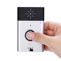Interphone sans fil H6 couleur argent/or avec fonction de conversation, portée de 300 m, sonnette de porte pour usage domestique