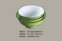 Bol rond en mélamine de style chinois à motif d'orchidée, nouveau design, bol en mélamine pour restaurant