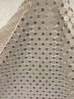 Nouveau tissu en dentelle à paillettes métalliques multicolores avec maille brodée métallique pour robes de mariée