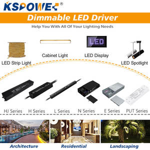 5 In 1 trasformatore Led dimmerabile Driver Triac oscuramento 0-100% di uscita 24v 36v 48v classe <span class=keywords><strong>2</strong></span> retroilluminazione Led Driver dimmerabile - Product Image 5