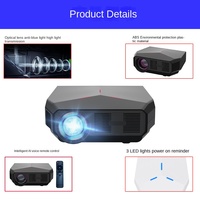 Projecteur de plafond ultra-clair 1080P pour home cinéma, technologie de pointe, projecteur de conférence de bureau avec Android et CRT
