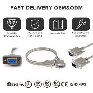 直角直流电源插头 5.5mm 2.5mm 公头开口尾纤电缆 18AWG 2 芯镀锡铜延长线连接器 PTFE - Product Image 4