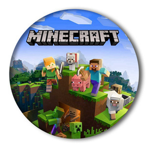 Insignia de Hojalata de 58mm de <span class=keywords><strong>Minecraft</strong></span>, Artículo de Anime y Videojuegos, Gran Venta - Product Image 3