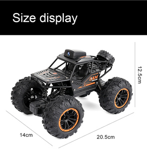Voiture télécommandée électrique 4x4 Albassa à l'échelle 1:18 avec application de contrôle à distance, caméra HD 720p, chargeur inclus - Jouet pour enfants intérieur/extérieur - Product Image 3