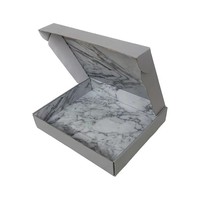 Caja de Envío Plana de Cartón Corrugado Gris para Cosméticos, Material Corrugado Suave, Embalaje para Comercio Electrónico, Caja de Envío para Computadoras