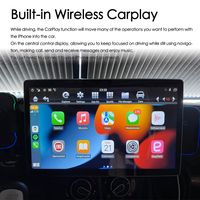 Autoradio stéréo GPS de navigation multimédia avec écran tactile IPS rotatif Android 13 2 Din universel, lecteur vidéo, 6 Go de RAM, 128 Go de ROM