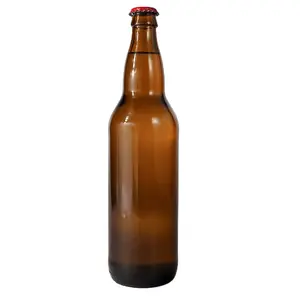 hot selling high quality 650ML Amber Glass Beer Bottle In Stock Fast Shipping