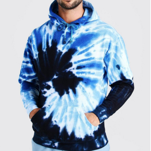 marble tie dye moletom com capuz diy