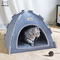 Tente pour animaux de compagnie transfrontalière, lit pour chien et chat toutes saisons, tapis rafraîchissant d'été, maison pliable respirante pour animaux de compagnie pour usage intérieur et extérieur