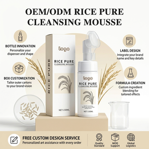 Espuma Facial Purificante Profunda con Extracto de Arroz Orgánico y Ácido Hialurónico, Libre de Crueldad Animal, para Piel Sensible, Control de Grasa e Iluminación - Product Image 6