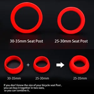 Housse anti-poussière en caoutchouc pour tige de selle de vélo de montagne Housse de protection en silicone imperméable pour tige de selle de vélo de route <span class=keywords><strong>MTB</strong></span> Gel de silice - Product Image 5