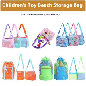 Sac de plage en maille de polyester de grande capacité pour enfants rangement de matériel de jeu de sable en plein air nouvel ensemble de rangement de jouets de <span class=keywords><strong>cuisine</strong></span> en plein air - Product Image 2