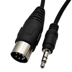 Özel 3 5 6 7 8 Pin Usb Midi bağlantı kablosu MIDI erkek 5 Pin Din 3.5mm TRS Mini jak Stereo erkek tak ses adaptörü kablosu - Product Image 2