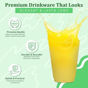 Bicchieri in Plastica Frost Flex da 16oz con Logo Personalizzato, Infrangibili e Riutilizzabili per Feste, Matrimoni ed Eventi - Product Image 2