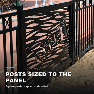 Paneles de Cerca con Corte Láser de Precisión, Mamparas de Privacidad Arquitectónicas para Instalaciones Públicas y Paisajes Comerciales - Product Image 4