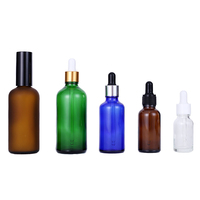Flacon en verre ambré givré de 30 ml, 50 ml, 100 ml, flacon à pompe pulvérisateur pour huile essentielle, logo personnalisé, emballage en verre rechargeable