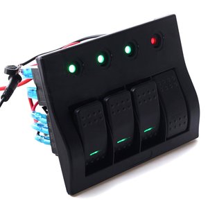 Barca marina RV 4 banda impermeabile bilanciere pannello interruttore con indicatore a Led con interruttori - Product Image 1