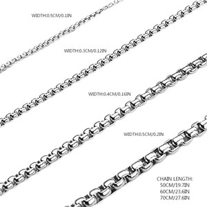 Yunnique Vente en gros Chaînes pour hommes plaquées or 18 carats, maillons bambou, 2,5 mm et 3 mm, cadeau tendance - Product Image 5