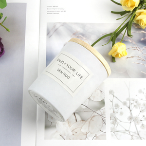 Bougeoir en verre fait main, bougie parfumée d'aromathérapie pour anniversaire romantique - Product Image 6