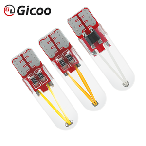 Bombilla de Vidrio COB Gicoo T10 de 2 Lados, 1W, 12V, Luz Constante, Lámpara Interior para Auto, Blanca, Blanco Cálido, Azul, Rojo, Verde, Amarillo, Rosa, Azul Hielo - Product Image 5