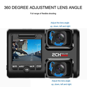 2023 4K 2160P Full Hd Dual Lens Wide Angle Adas Wifi Gps Dash Cam Camera Recorder Front And Interior Cabin Car Dvr Dashcam