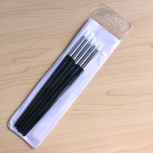 Venta al por Mayor: 5 Piezas por Bolsa de Pinceles de Silicona para Decoración de Uñas con Relieve y Tallado - Product Image 6