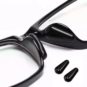 Tear Drop Anti Slip Silicone Adesivo Óculos Nose Pads para Óculos com Super Sticky Backing