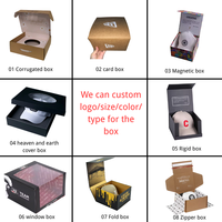 Boîte de papier de vêtements de luxe personnalisé Boîtes à chaussures avec conception de logo pour l'emballage
