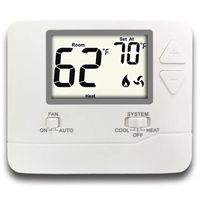 Thermostat numérique DC HVAC 24V pour climatisation, chauffage et refroidissement, câblage domestique, vente directe d'usine