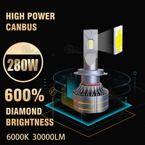 Tăng <span class=keywords><strong>2025</strong></span> mới nâng cấp M8 Pro <span class=keywords><strong>Led</strong></span> Đèn Pha 280 Wát 40000lm CANBUS Xe <span class=keywords><strong>LED</strong></span> H4 H11 H1 9006 <span class=keywords><strong>LED</strong></span> tự động Luces H7 đèn pha Bóng đèn - Product Image 3