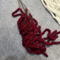 Fleur artificielle suspendue T-FT012 en laine de riz, effet larmes de l'amour, pour décoration de mariage à suspendre au plafond de la salle de mariage