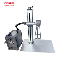 Nouvelle machine de marquage laser à fibre portable de table 20W/30W/50W/100W JCZ, respectueuse de l'environnement, compatible DXF/BMP/AI/DST pour la gravure de bijoux