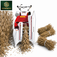 Mini Moissonneuse-lieuse pour blé / Machine de coupe, d'attachage et de ligature pour la récolte du riz, de l'avoine, de l'alfalfa et des céréales