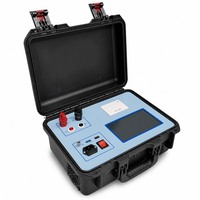 Testeur de résistance de contact 300A, micro-ohmmètre avec résolution de 0,1μΩ pour le test des disjoncteurs