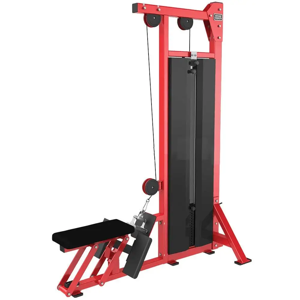 Spor ekipmanları fitness aleti çift fonksiyonlu Lat Pulldown ve düşük sıra makinesi